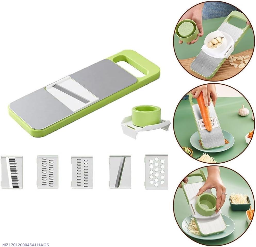 Stainless Steel Vegetable Slicer 5 in 1 Grater