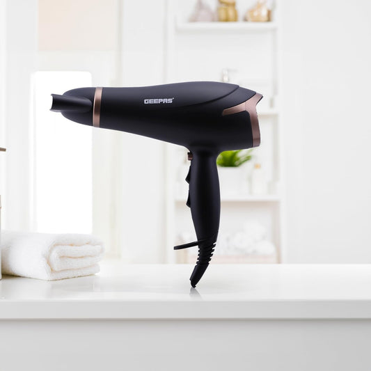 Braoua Pro – Hair Dryer with Light & Perfume 3000W – 3 Temperature Settings & 2 Speed Settings – KhanRise