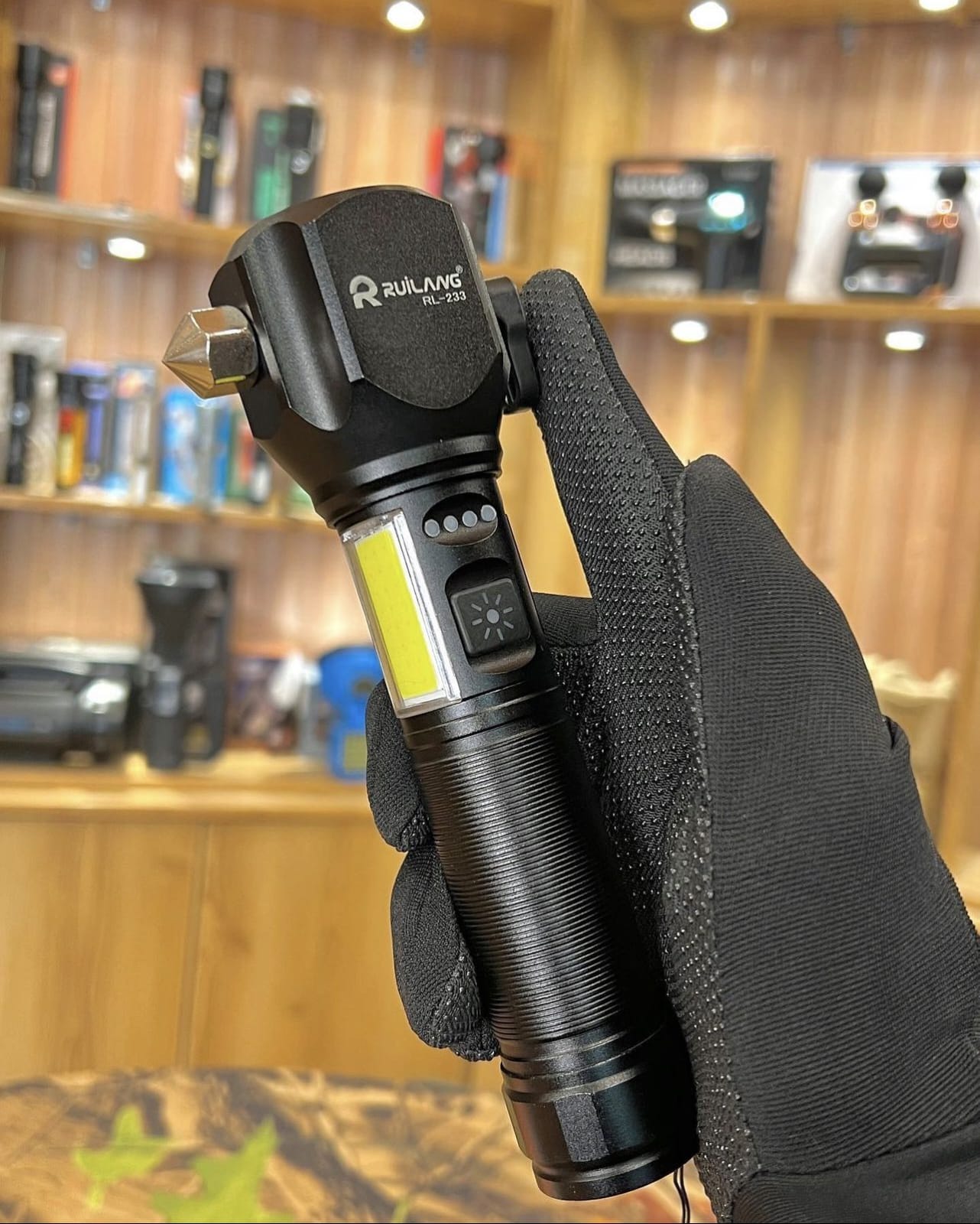 Super Powerful Rulang Torch 2Km Long Range (Multifunctional LED Flashlight)