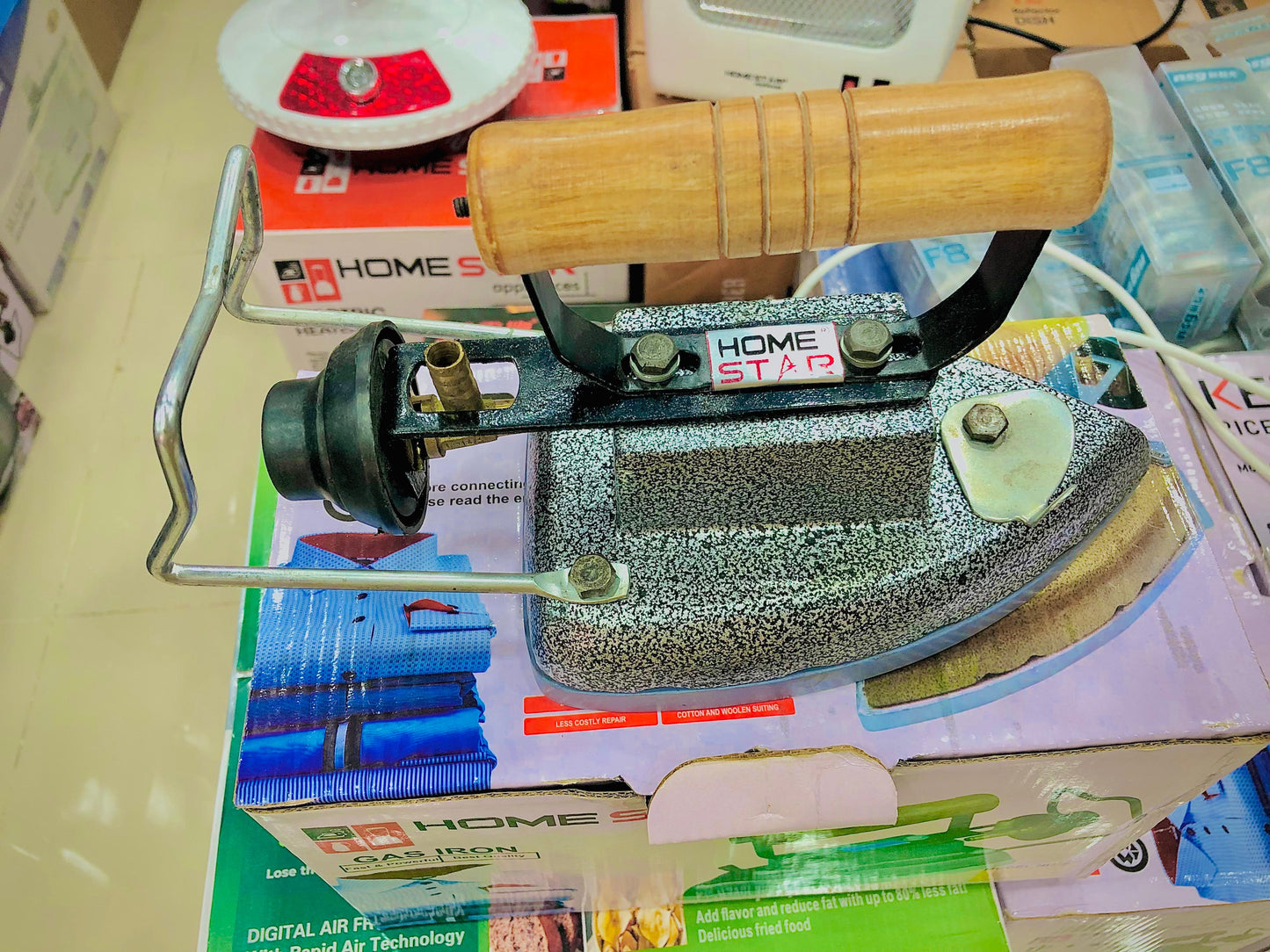 Gas Iron for Effortless Clothing Care | Save Electricity with High-Quality