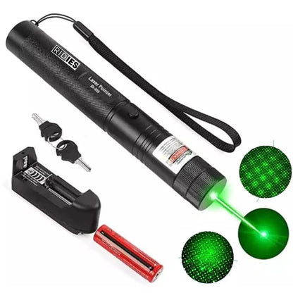 Rechargeable Laser Pointer Pen Green Light, Presentation Tool with Durable and Portable Design