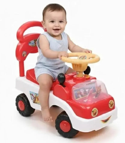Kids Riding Car With Wide, Long Back Support Including Lights Music
