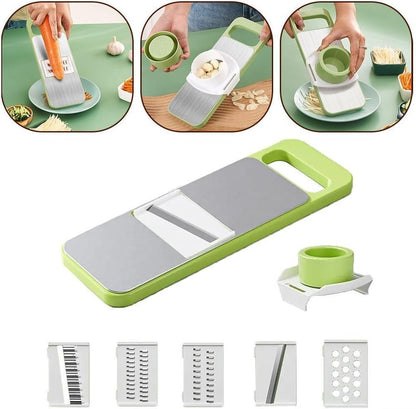 Stainless Steel Vegetable Slicer 5 in 1 Grater