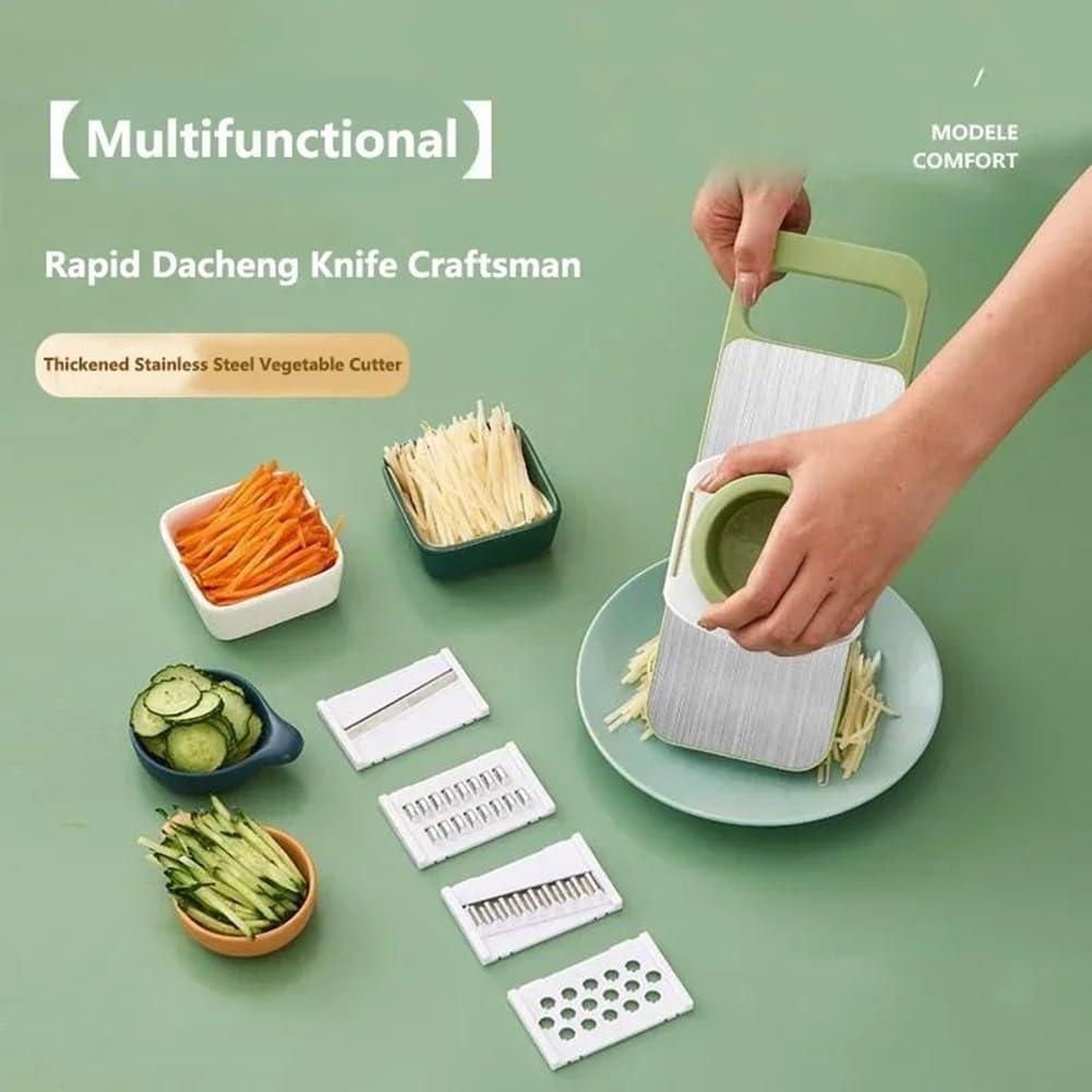Stainless Steel Vegetable Slicer 5 in 1 Grater