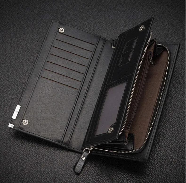 Wallet For Men Slim Money Mobile Men Leather Wallet Card Holder