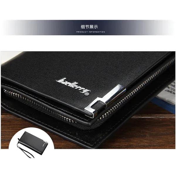 Wallet For Men Slim Money Mobile Men Leather Wallet Card Holder