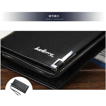 Wallet For Men Slim Money Mobile Men Leather Wallet Card Holder