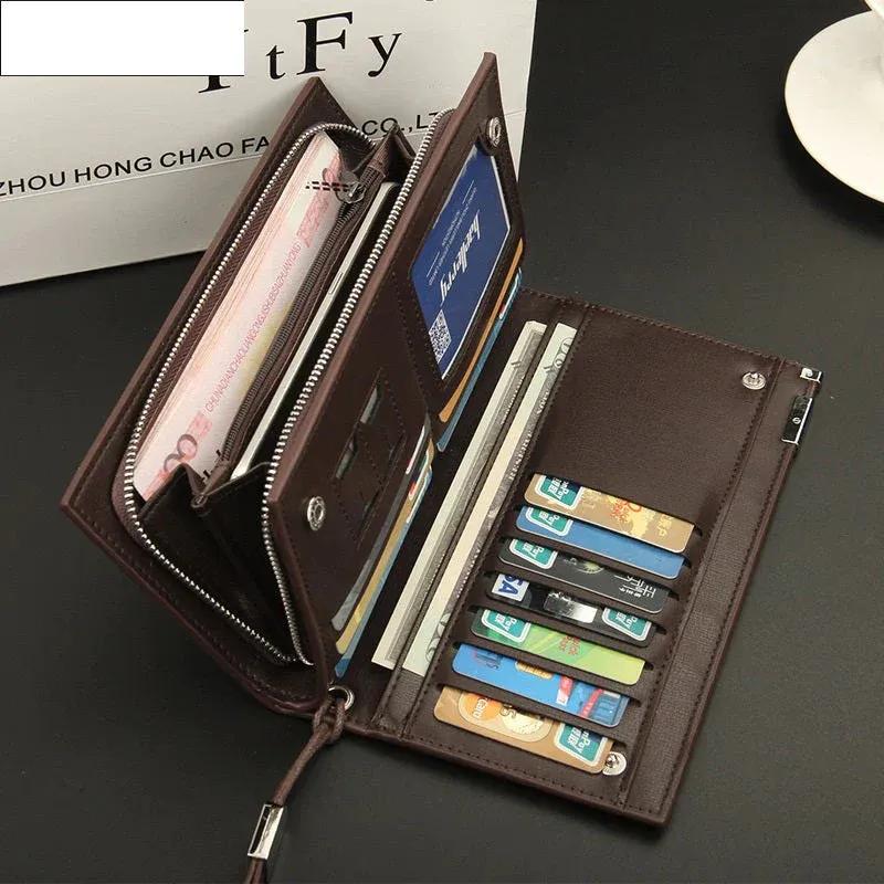 Wallet For Men Slim Money Mobile Men Leather Wallet Card Holder