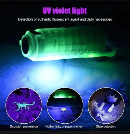 Multifunctional Zoomable Flashlight Torches LED Super Bright Rechargeable