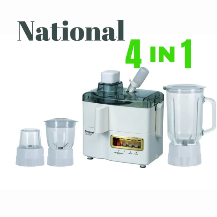 National Romex 4 in 1 Juicer Blender Grinder With Drymill