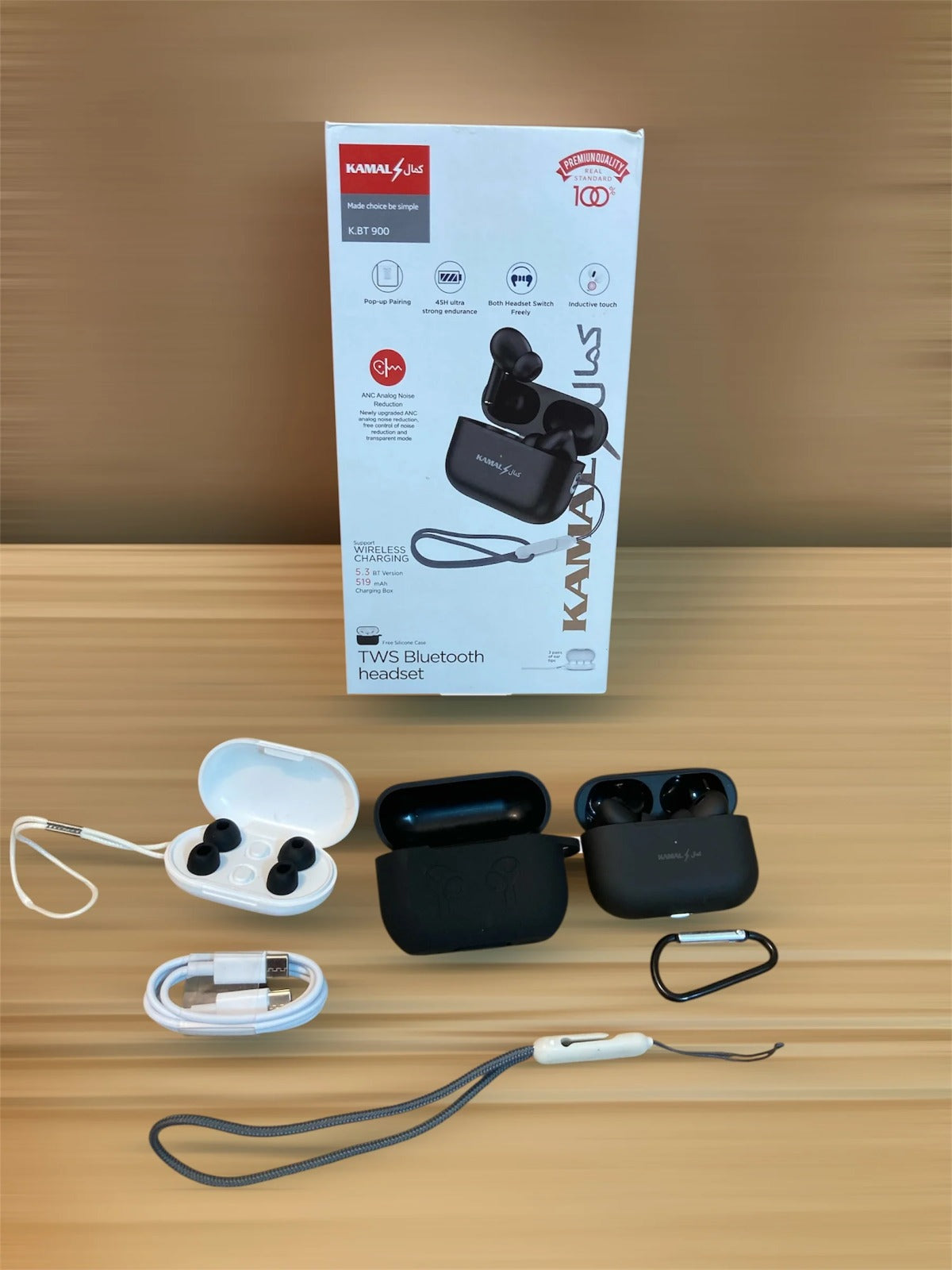 Kamal Upgraded ANC AirPods - Earbuds KBT 900