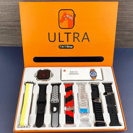 Smart Watch With 7 Straps