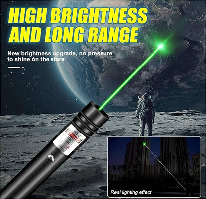 Rechargeable Laser Pointer Pen Green Light, Presentation Tool with Durable and Portable Design