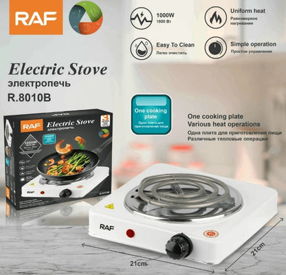 Electric Stove – RAF Electric Stove 1000W – Single Burner Hot Plate – Portable Chula For Cooking