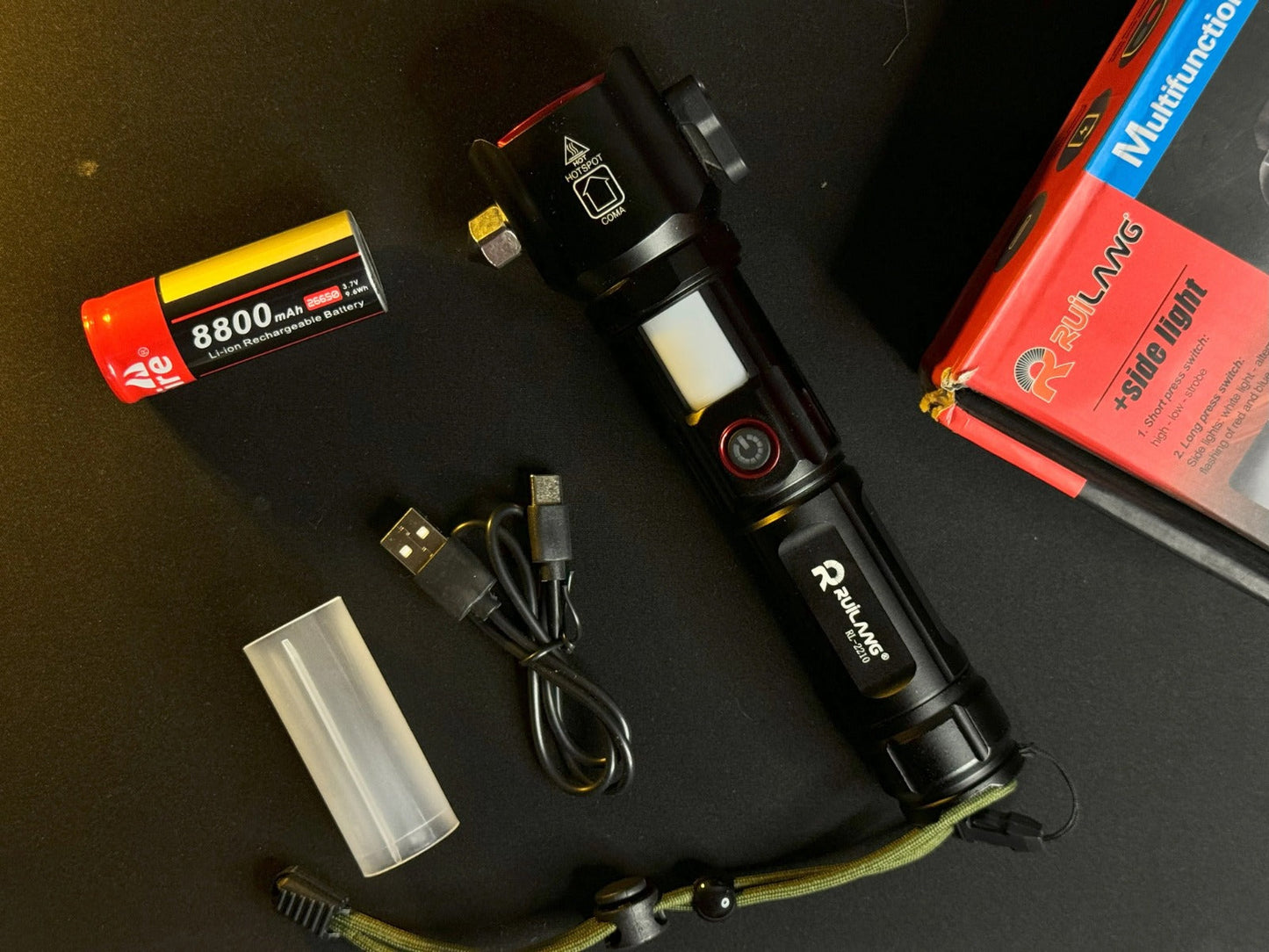 Laser LED Flashlight 1Km Range