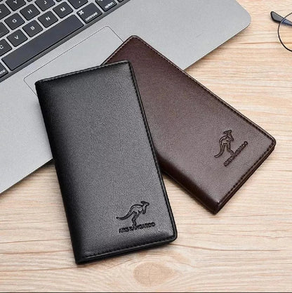 Men's Leather Bi-Fold Wallet - Stylish & Pocket Friendly, 1 Pc