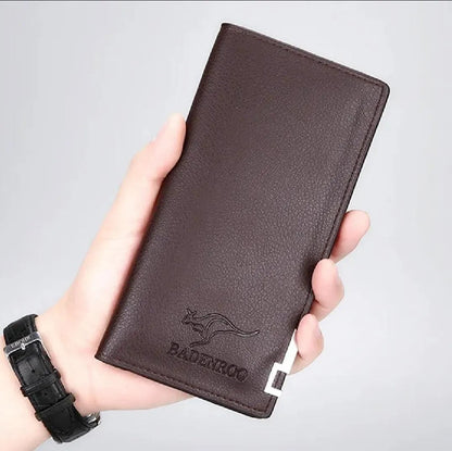 Men's Leather Bi-Fold Wallet - Stylish & Pocket Friendly, 1 Pc