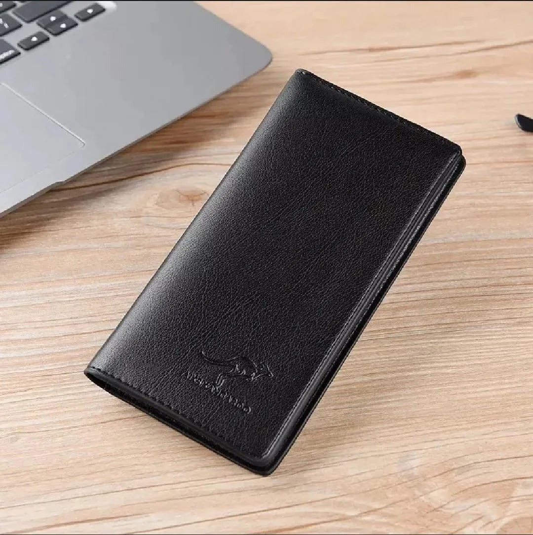 Men's Leather Bi-Fold Wallet - Stylish & Pocket Friendly, 1 Pc