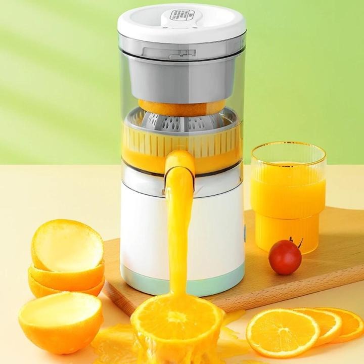 Citrus Juicer Machine – Electric USB Rechargeable Fruit Juicer & Squeezer for Orange, Lemon, Lime, and Grapefruit – Easy Press, Powerful Motor, Easy to Clean