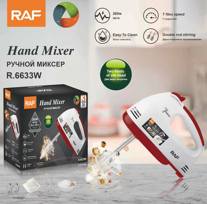 Hand Mixer and Egg Beater - 180 watts - ( 5 & 7 speeds )