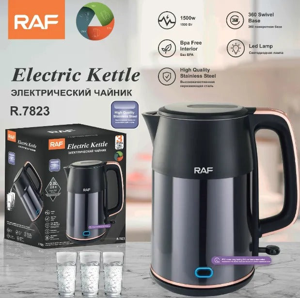 RAF Electric Kettle 2 Letter | Travel kettle | KhanRise