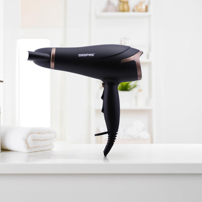 Braoua Pro – Hair Dryer with Light & Perfume 3000W – 3 Temperature Settings & 2 Speed Settings – KhanRise