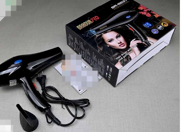 Braoua Pro – Hair Dryer with Light & Perfume 3000W – 3 Temperature Settings & 2 Speed Settings – KhanRise
