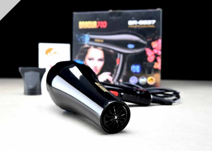 Braoua Pro – Hair Dryer with Light & Perfume 3000W – 3 Temperature Settings & 2 Speed Settings – KhanRise