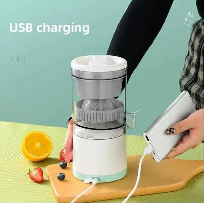 Citrus Juicer Machine – Electric USB Rechargeable Fruit Juicer & Squeezer for Orange, Lemon, Lime, and Grapefruit – Easy Press, Powerful Motor, Easy to Clean